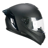 CGM 330A RIOT MONO Integral Moto Casco Negro Mate