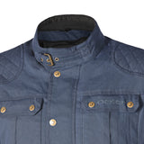 BELA - Chaqueta Textil Clutch Wax Cotton Jacket Azul Navy - SECURTEX MOTOR S.L (t/a MaximoMoto)