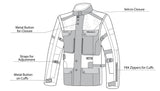 BELA - Chaqueta Textil Crossroad Extreme WP Negro/Antracita/Rojo - SECURTEX MOTOR S.L (t/a MaximoMoto)