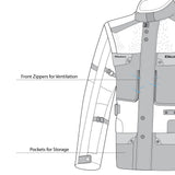 BELA - Chaqueta Textil Crossroad Extreme WP Negro/Antracita/Rojo - SECURTEX MOTOR S.L (t/a MaximoMoto)