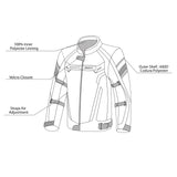 BELA-Chaqueta HighLand Man Negro/Blanco - SECURTEX MOTOR S.L (t/a MaximoMoto)