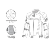 BELA-CHAQUETA HIGHLAND MAN NEGRO/VERDE - SECURTEX MOTOR S.L (t/a MaximoMoto)
