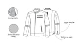 R-TECH - Chaqueta Piel Street Rider Marrón