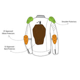 R-TECH - Chaqueta Piel Street Rider Marrón - SECURTEX MOTOR S.L (t/a MaximoMoto)