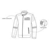 BELA - Chaqueta Textil Rebel Man Rider Negro/Amarillo Fluor - SECURTEX MOTOR S.L (t/a MaximoMoto)