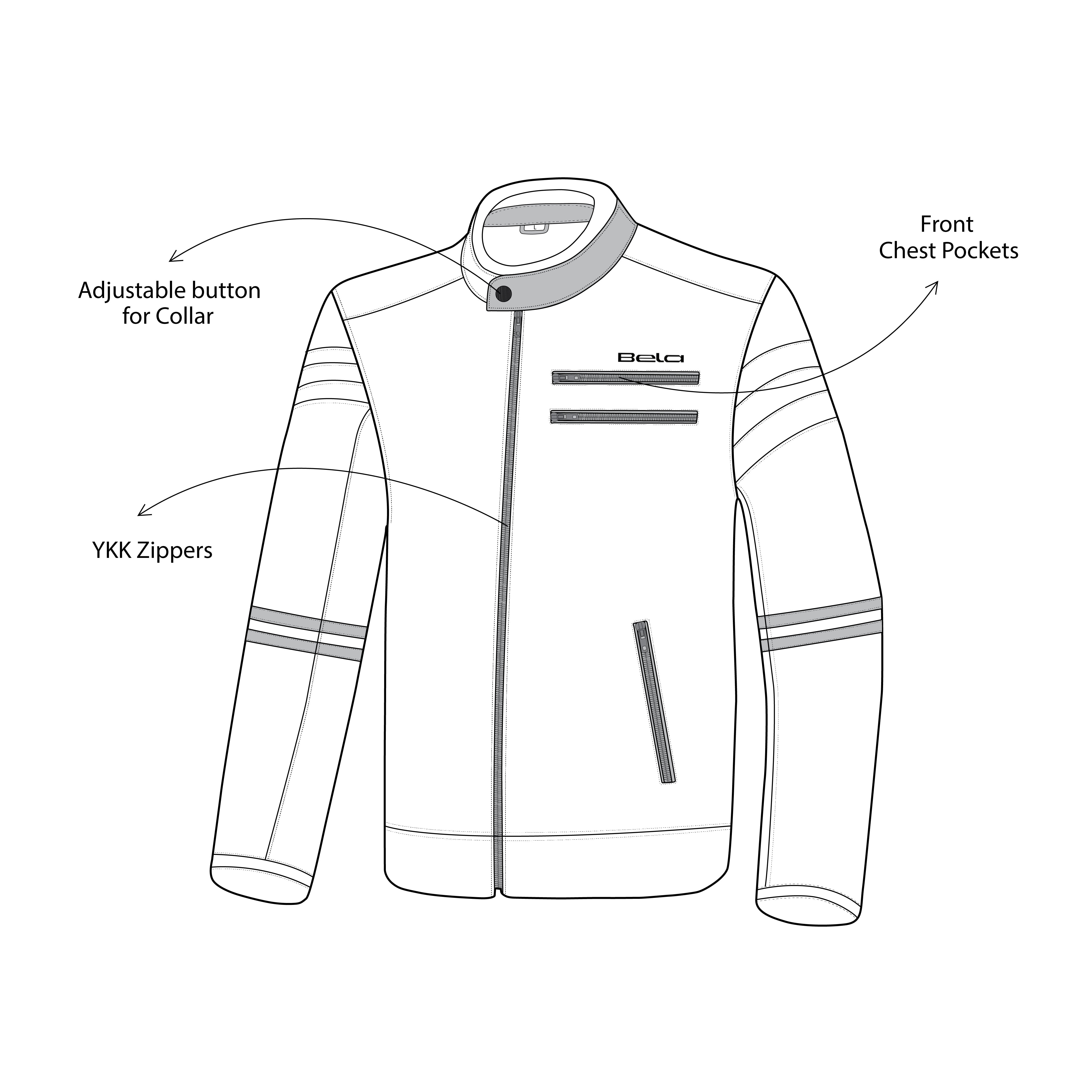 R-TECH - Chaqueta Piel Street Rider Marrón - SECURTEX MOTOR S.L (t/a MaximoMoto)