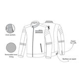 BELA- Chaqueta Piel Royal Rider Vintage Marrón/Beige