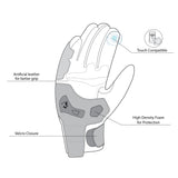 BELA - Guantes Textil Daring Man Rojo/Gris/Negro - SECURTEX MOTOR S.L (t/a MaximoMoto)