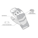 BELA - Guantes Textil Daring Man Azul/Amarillo/Negro - SECURTEX MOTOR S.L (t/a MaximoMoto)