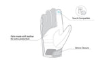 BELA - Guante Textil Tracker Winter WP Negro/Blanco/Rojo - SECURTEX MOTOR S.L (t/a MaximoMoto)