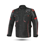 R-TECH Chaqueta Textil Knight Rider (Long) Negro/Antracita/Rojo - SECURTEX MOTOR S.L (t/a MaximoMoto)