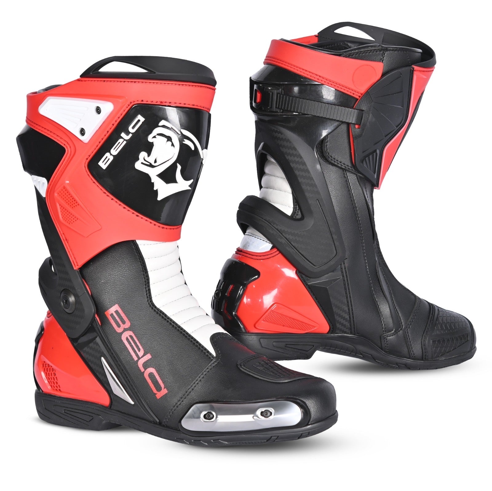 BELA - Botas Racing Turbo Track Negro/Rojo - SECURTEX MOTOR S.L (t/a MaximoMoto)
