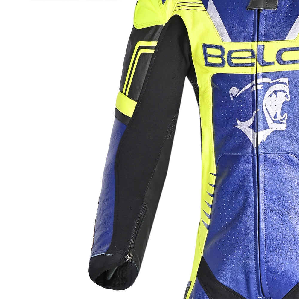 BELA-Mono 1 PC X Race Azul/Amarillo Fluor - SECURTEX MOTOR S.L (t/a MaximoMoto)