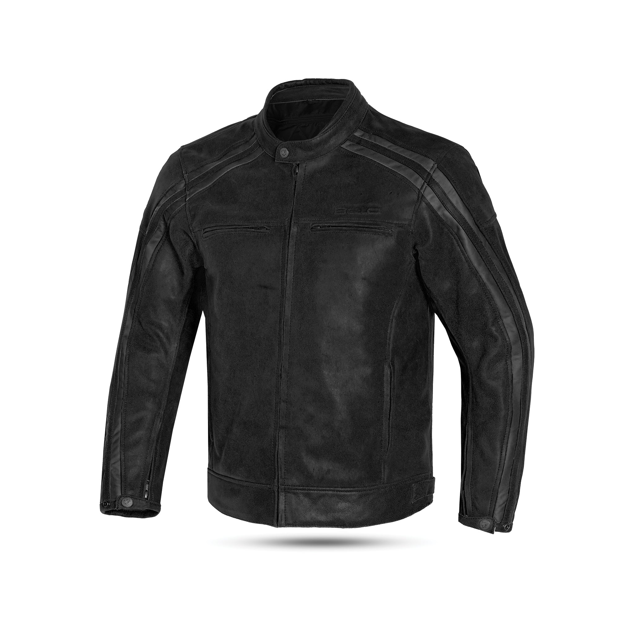 BELA - Chaqueta Piel Night Hawk Vintage Negro/Gris - SECURTEX MOTOR S.L (t/a MaximoMoto)