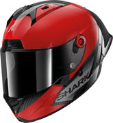 SHARK AERON-GP BLANK SP INTEGRAL CASCO Carbono Rojo Antracita