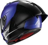 SHARK - AERON-GP BLANK SP Carbon Blue Anthracite - SECURTEX MOTOR S.L (t/a MaximoMoto)