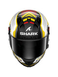SHARK - AERON-GP REPLICA RAUL FERNANDEZ SIGNATURE Carbon White Yellow - SECURTEX MOTOR S.L (t/a MaximoMoto)