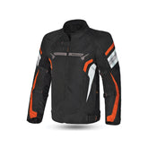 BELA-Chaqueta HighLand Man Negro/Blanco/Naranja - SECURTEX MOTOR S.L (t/a MaximoMoto)