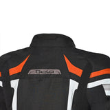 BELA-Chaqueta HighLand Man Negro/Blanco/Naranja - SECURTEX MOTOR S.L (t/a MaximoMoto)
