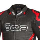 BELA - Chaqueta Piel Rocket man Negro/Rojo - SECURTEX MOTOR S.L (t/a MaximoMoto)
