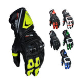 BELA - Guante Piel Rocket Long Blanco/Verde/Negro - SECURTEX MOTOR S.L (t/a MaximoMoto)