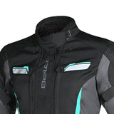 BELA - Chaqueta Textil Hurricane Lady Negro/Turquesa - SECURTEX MOTOR S.L (t/a MaximoMoto)