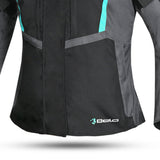 BELA - Chaqueta Textil Hurricane Lady Negro/Turquesa - SECURTEX MOTOR S.L (t/a MaximoMoto)