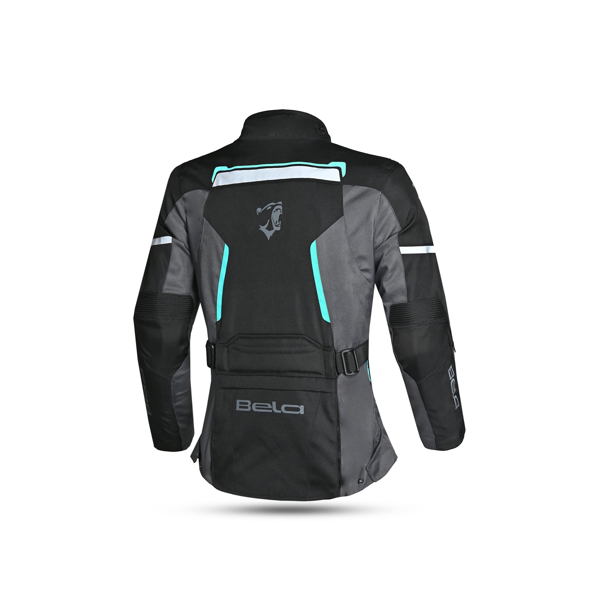 BELA - Chaqueta Textil Hurricane Lady Negro/Turquesa - SECURTEX MOTOR S.L (t/a MaximoMoto)