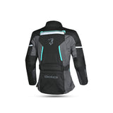 BELA - Chaqueta Textil Hurricane Lady Negro/Turquesa - SECURTEX MOTOR S.L (t/a MaximoMoto)