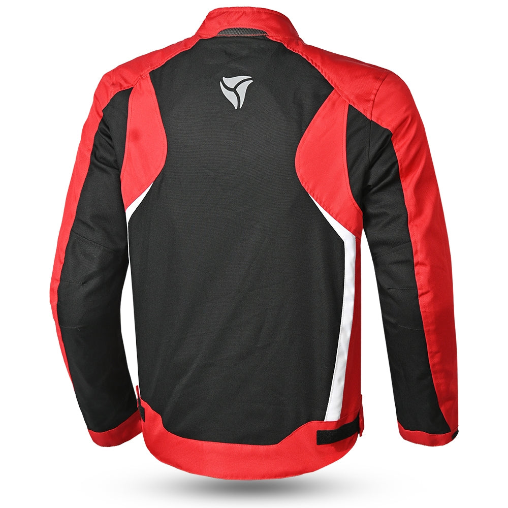 R-TECH - Chaqueta Textil Motril Negro/Rojo - SECURTEX MOTOR S.L (t/a MaximoMoto)