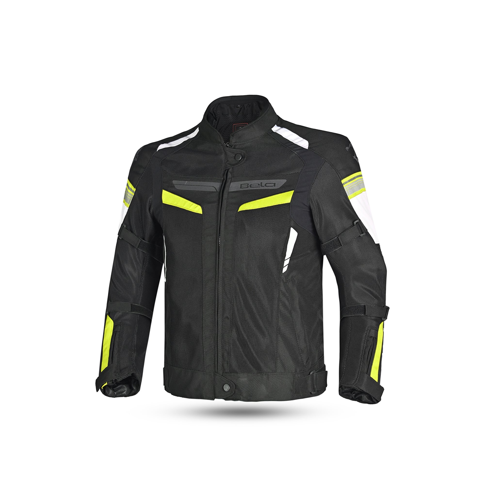 BELA - CHAQUETA TEXTIL SPRINTER NEGRO/AMARILLO FLUOR - SECURTEX MOTOR S.L (t/a MaximoMoto)