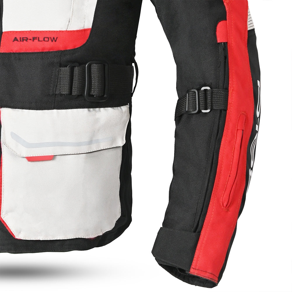 BELA - TRANSFORMER 3IN1 Gris/Negro/Rojo - SECURTEX MOTOR S.L (t/a MaximoMoto)