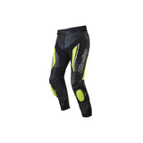 BELA - Pantalón Piel Rocket Man Pant Negro/Amarillo Fluor - SECURTEX MOTOR S.L (t/a MaximoMoto)