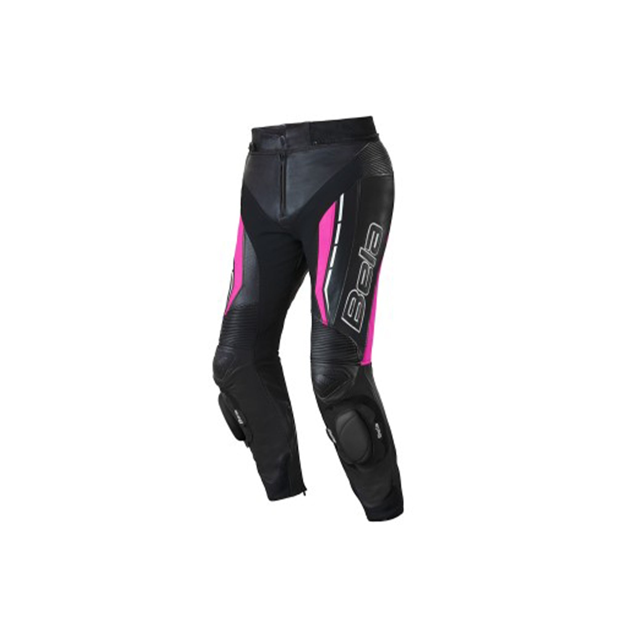 BELA - Pantalón Piel Rocket Lady Pant Negro/Rosa - SECURTEX MOTOR S.L (t/a MaximoMoto)