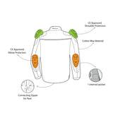 BELA - Chaqueta Textil Clutch Negro/Caqui - SECURTEX MOTOR S.L (t/a MaximoMoto)