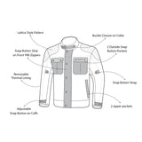 BELA - Chaqueta Textil Clutch Wax Cotton Jacket Negro - SECURTEX MOTOR S.L (t/a MaximoMoto)