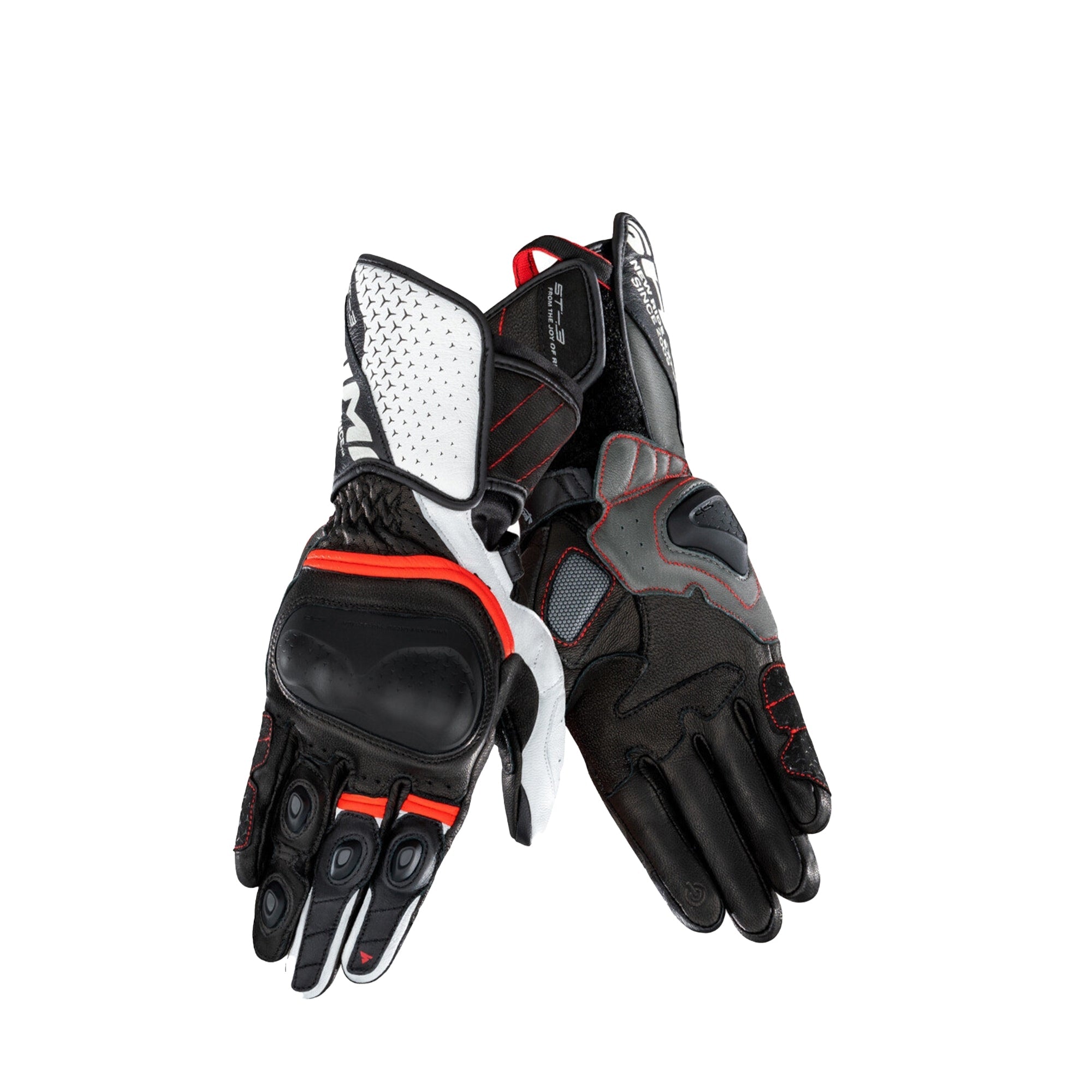 SHIMA ST-3 NEW GUANTES WHT/RED - SECURTEX MOTOR S.L (t/a MaximoMoto)