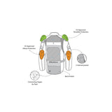 BELA - Chaqueta Textil Onsaker Arena/Negro/Naranja - SECURTEX MOTOR S.L (t/a MaximoMoto)