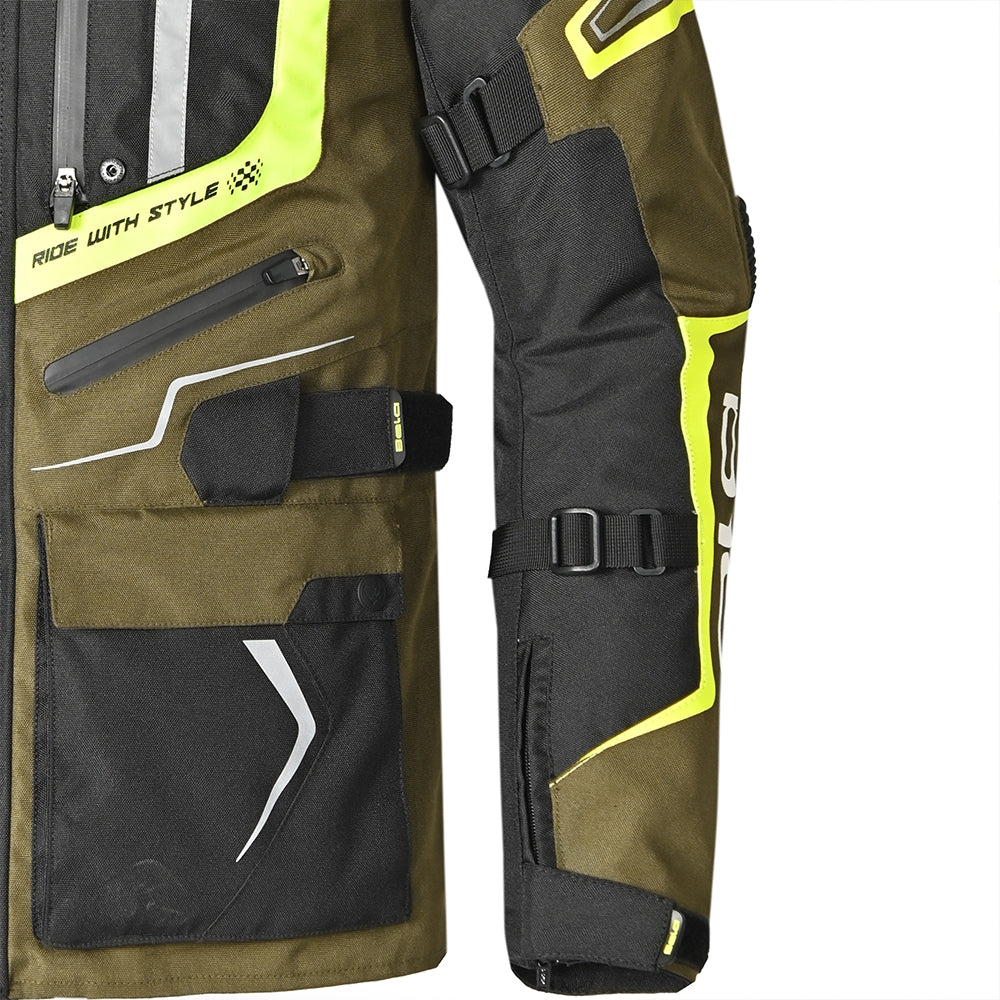 BELA - Chaqueta Textil Watson Negro/Caqui/Amarillo/Blanco - SECURTEX MOTOR S.L (t/a MaximoMoto)