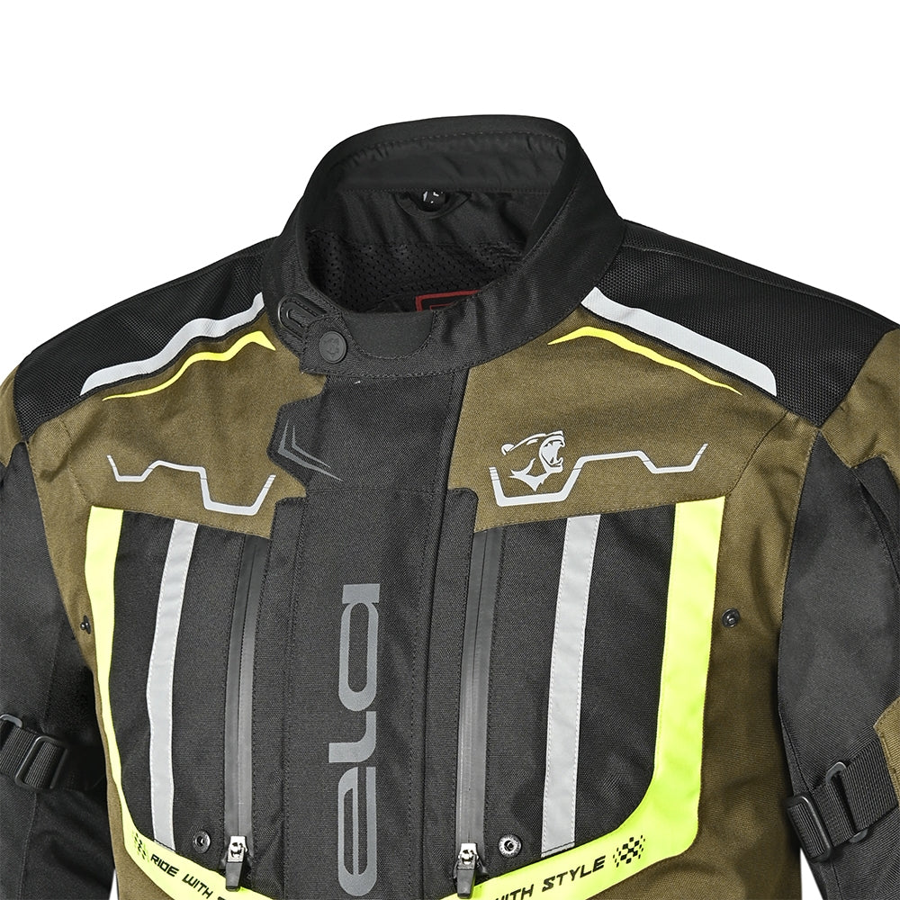 BELA - Chaqueta Textil Watson Negro/Caqui/Amarillo/Blanco - SECURTEX MOTOR S.L (t/a MaximoMoto)