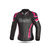 BELA - Chaqueta Piel Rocket lady Negro/Rosa - SECURTEX MOTOR S.L (t/a MaximoMoto)