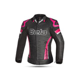 BELA - Chaqueta Piel Rocket lady Negro/Rosa - SECURTEX MOTOR S.L (t/a MaximoMoto)