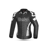 BELA - Chaqueta Piel Rocket lady Negro/Blanco - SECURTEX MOTOR S.L (t/a MaximoMoto)