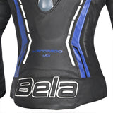BELA - Chaqueta Piel Rocket lady Negro/Azul - SECURTEX MOTOR S.L (t/a MaximoMoto)