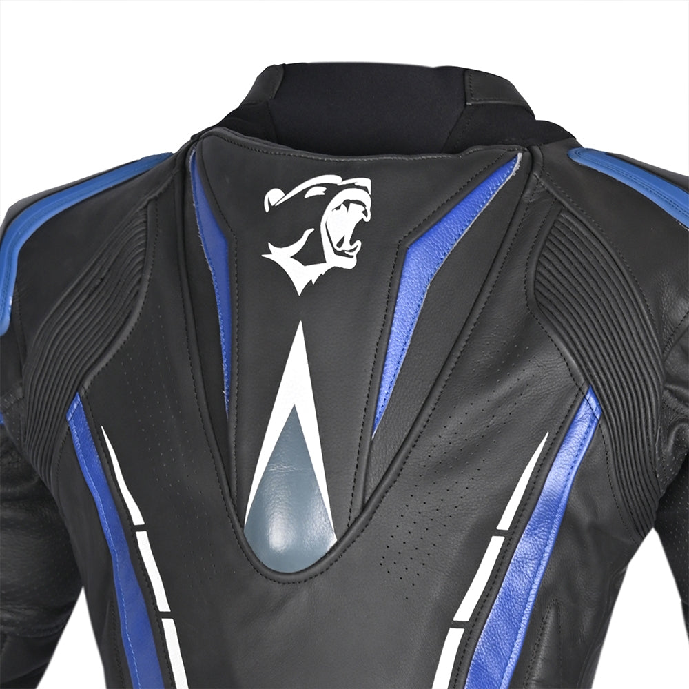 BELA - Chaqueta Piel Rocket lady Negro/Azul - SECURTEX MOTOR S.L (t/a MaximoMoto)