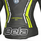 BELA - Chaqueta Piel Rocket lady Negro/Amarillo Fluor - SECURTEX MOTOR S.L (t/a MaximoMoto)