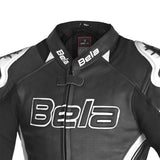 BELA - Chaqueta Piel Rocket lady Negro/Blanco - SECURTEX MOTOR S.L (t/a MaximoMoto)
