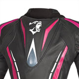 BELA - Chaqueta Piel Rocket lady Negro/Rosa - SECURTEX MOTOR S.L (t/a MaximoMoto)