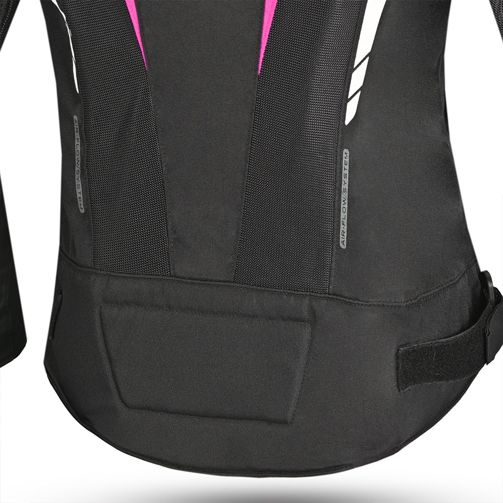 BELA - Chaqueta Textil Sprinter Lady Negro/Rosa - SECURTEX MOTOR S.L (t/a MaximoMoto)