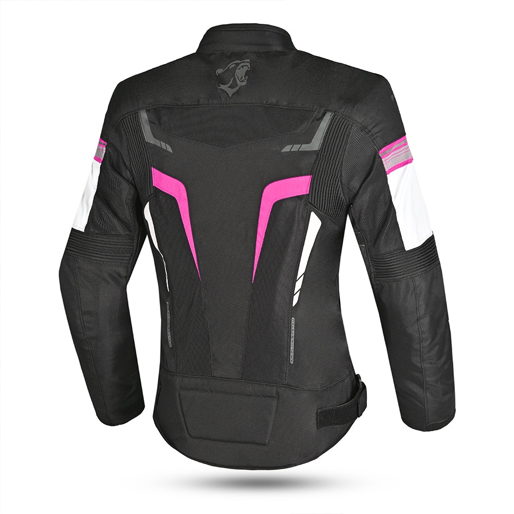 BELA - Chaqueta Textil Sprinter Lady Negro/Rosa - SECURTEX MOTOR S.L (t/a MaximoMoto)